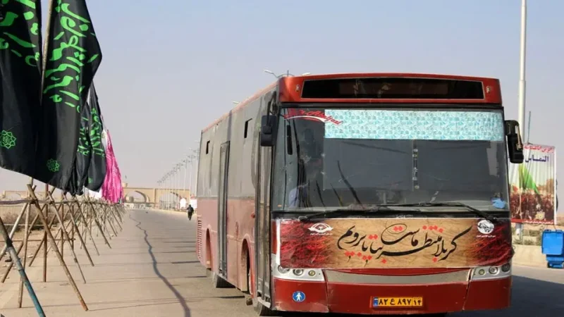 رزرو اتوبوس عراق اربعین